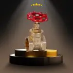 VAG402B - NRS Brass Gate Valve PN16