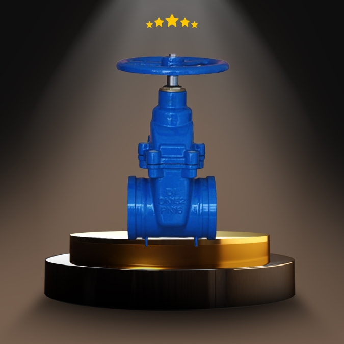 iron06 VA3924 - Grooved Gate Valve – Metal Seat - Image 1